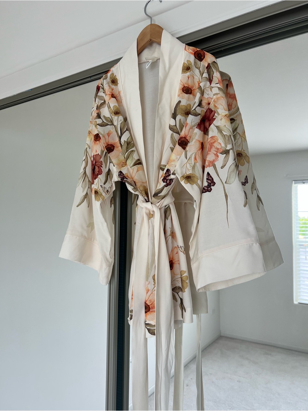 Floral Fringe Tie Top